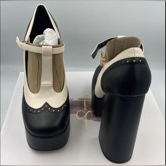 Jessica Simpson Selventa Platform Shoes - Size 8.5M - Picture 6 of 8